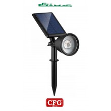 LAMPADA DA ESTERNO A PROIETTORE SOLARE CON LUCE LED CONCENTRATA MOD. "LUMINA SPIKE"